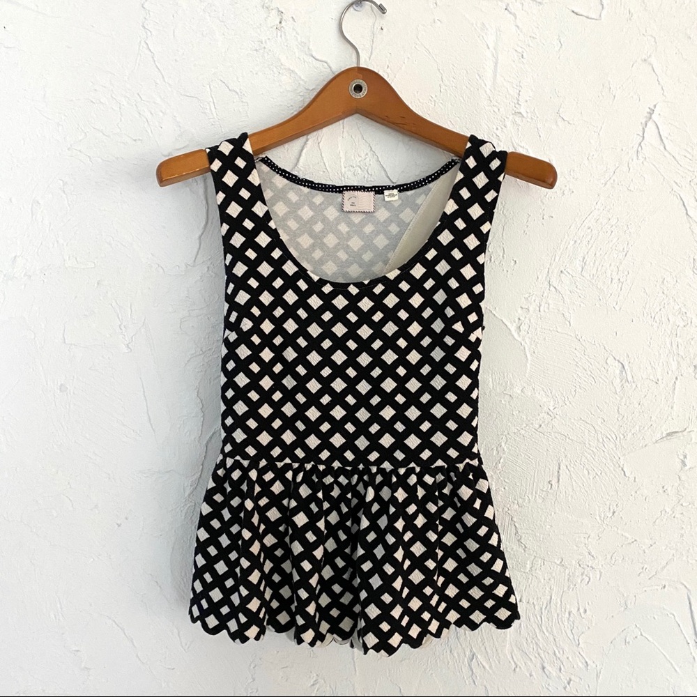 Anthropologie Peplum Tank